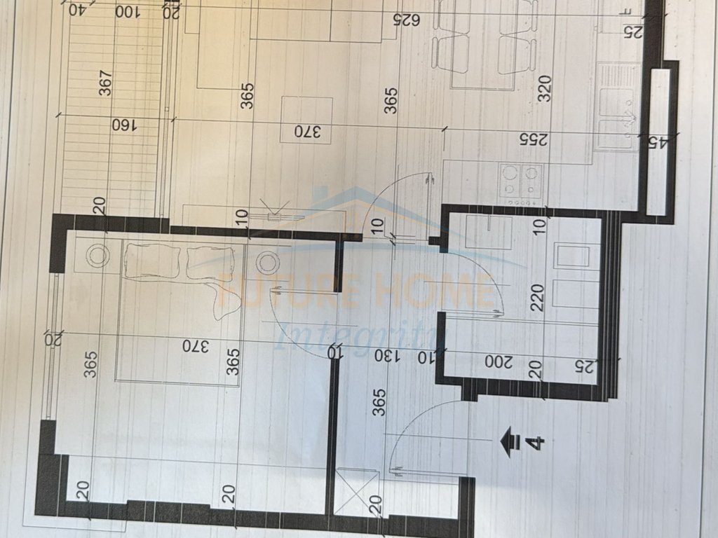 Shitet, Apartament 1+1, City Residence, Tiranë. 1