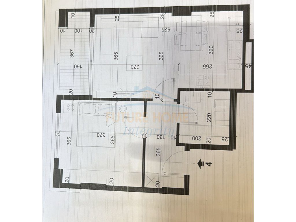Shitet, Apartament 1+1, City Residence, Tiranë.