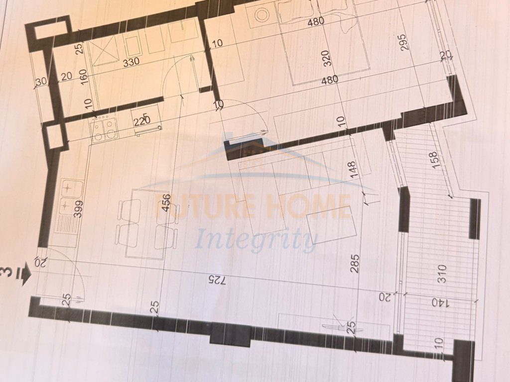 Shitet, Apartament 1+1, City Residence, Tiranë. 1