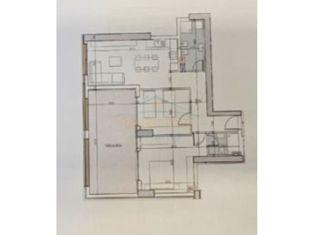 Shitet, Apartament 2+1+2 A.F.A Tower, Tiranë. 4