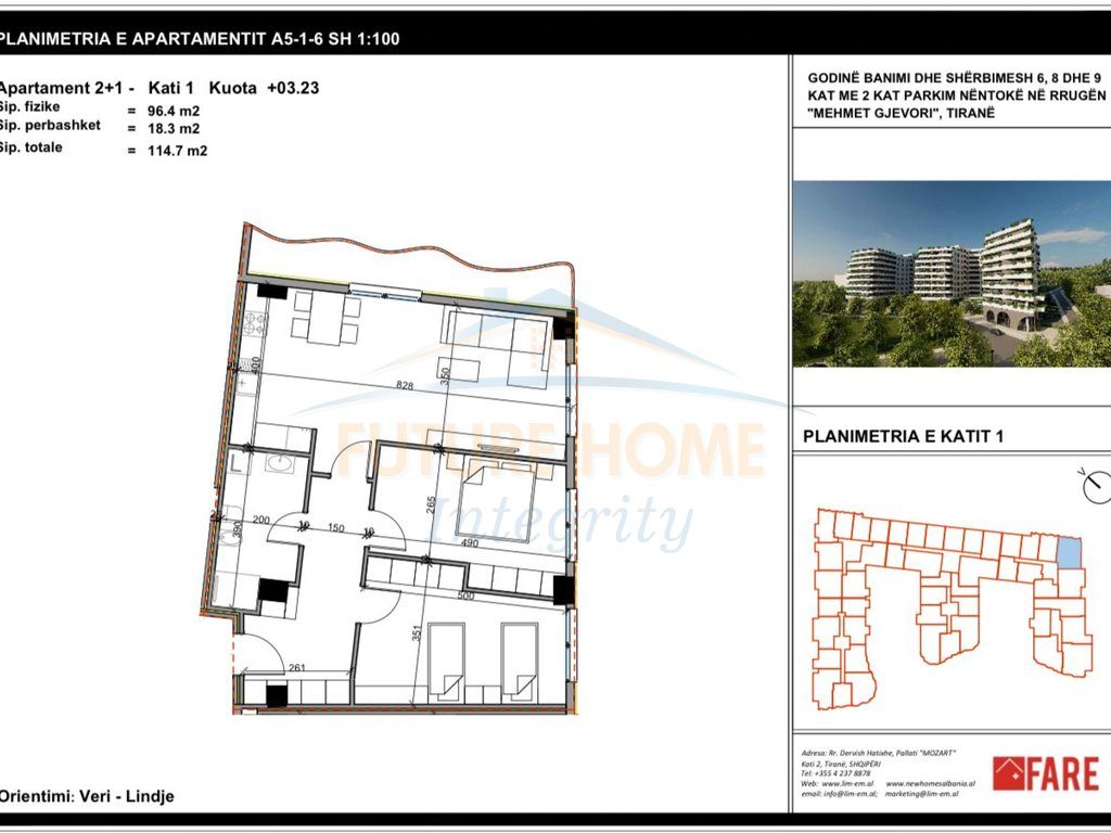 Shitet, Apartament 2+1, Paskuqan, Tiranë. 1