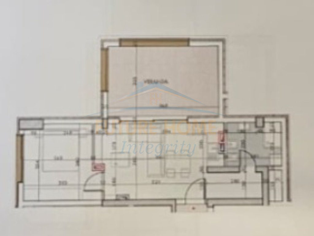 Shitet, Apartament 1+1+Verandë, A.F.A Tower, Tiranë. 4