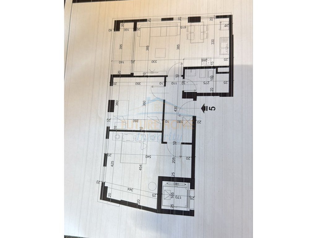 Shitet, Apartament 2+1, City Residence, Tiranë. 1