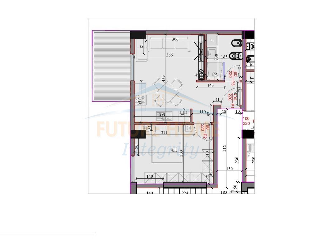 Shitet, Apartament 1+1, Rezidenca Kodra e Liqenit, Paskuqan, Tiranë.
