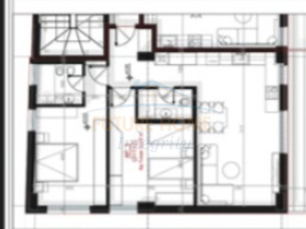 Shitet, Apartament 2+1+2, Rezidenca LIS, Tiranë. 3