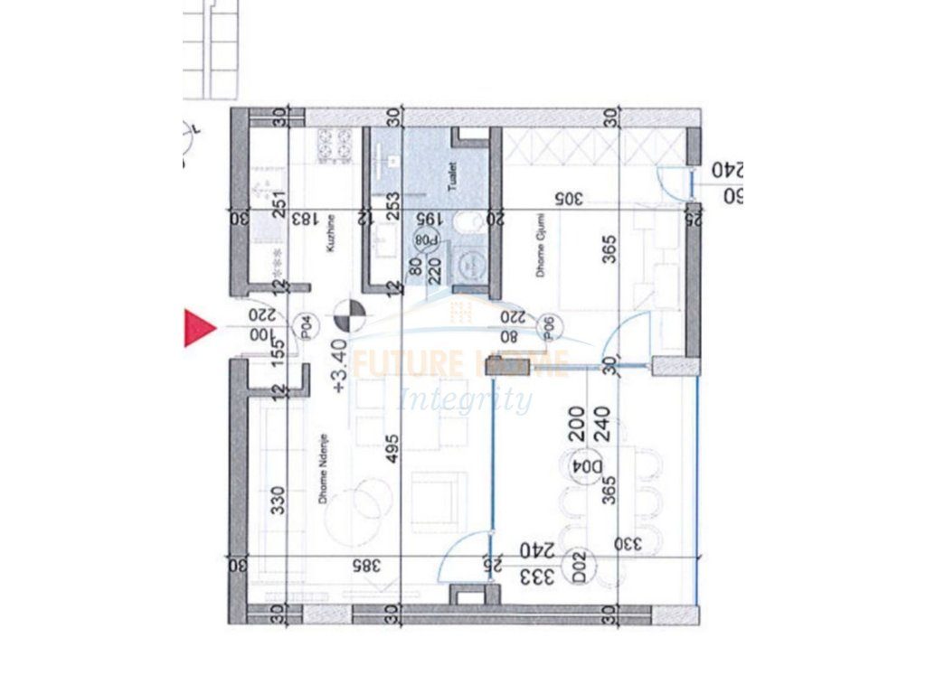 Shitet, Apartament 1+1, Turquoise Marina, Hamallaj.