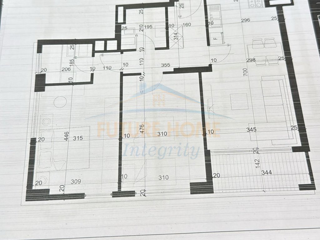Shitet, Apartament 2+1+2, City Residence, Tiranë.