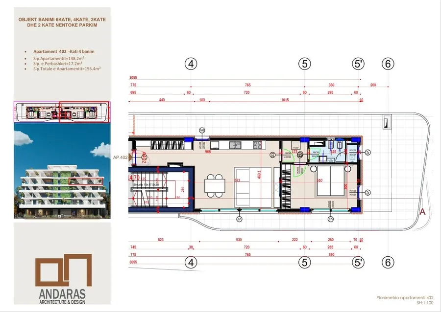 New Development in Saranda | 1+1 Sea View Apartment Flamingo 2 Residence-Apt 402 2