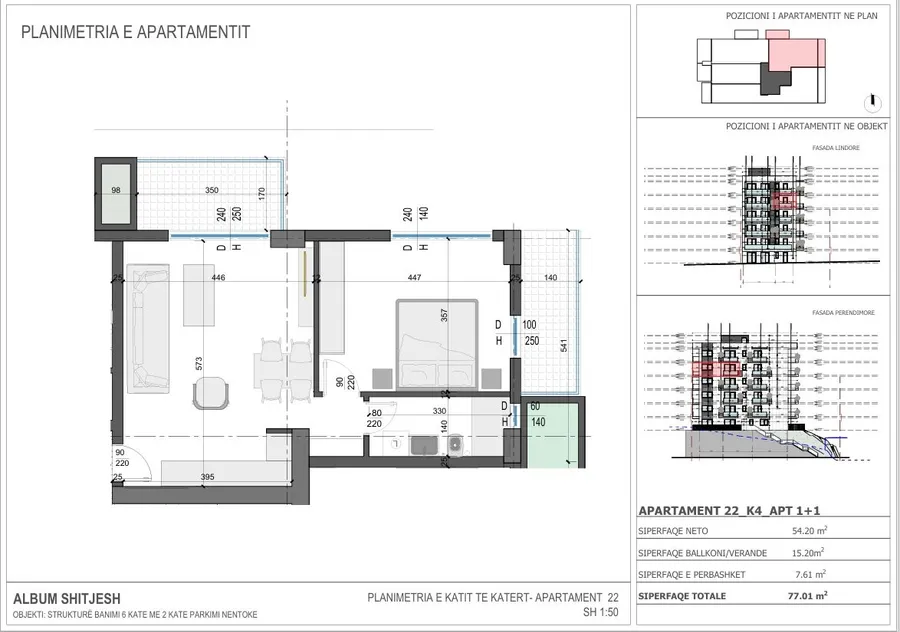 Luxury 1+1 Apartment with Ionian Sea View – Saranda Albania-aaaApt 22 2