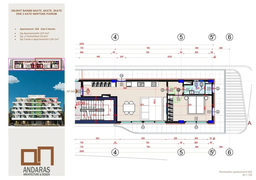Beachfront Style Living in Saranda | 1+1 Apartment Flamingo 2 Residence-Apt 502 2
