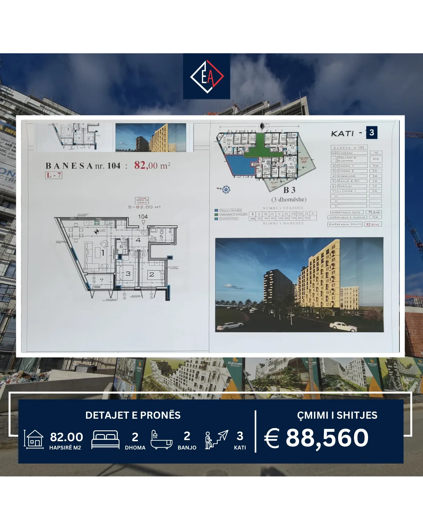 BANESË NË SHITJE PRISHTINA E RE