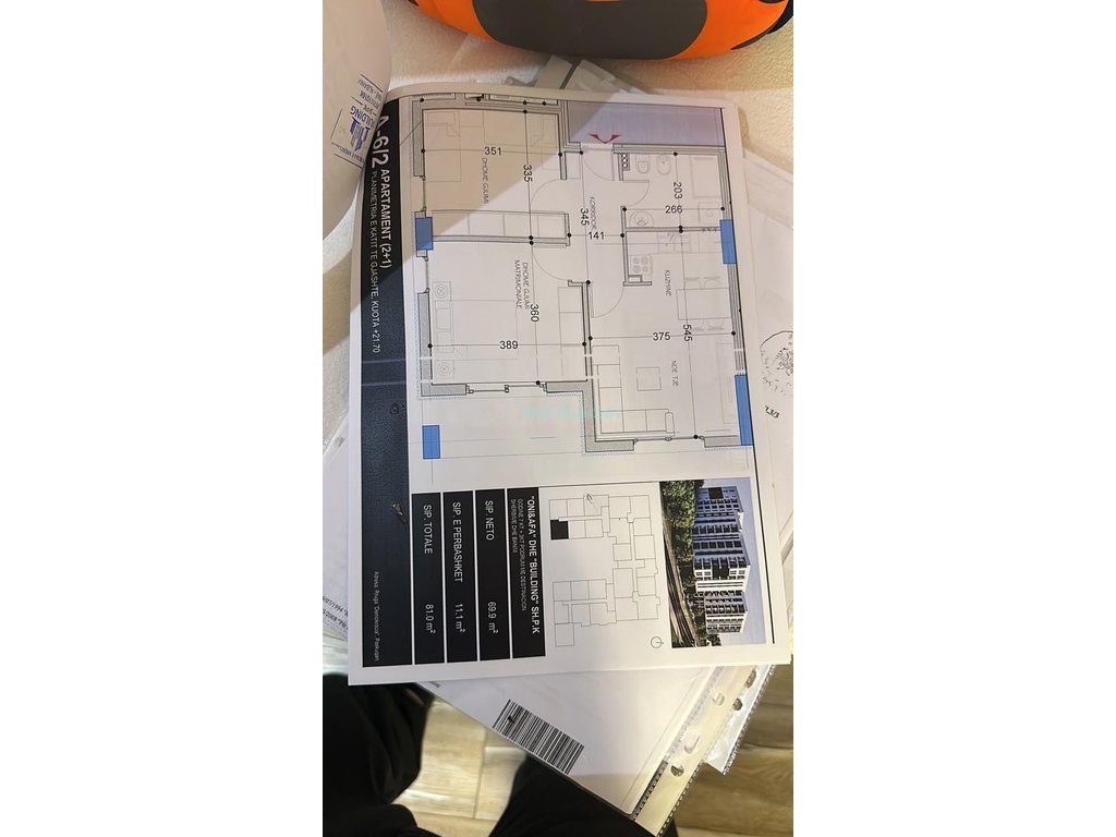 Apartament 2+1+2 për shitje në kompleksin rezidencial Space City 2