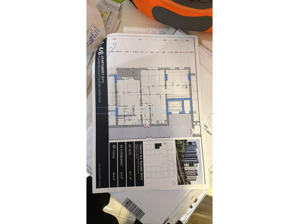 Apartament 2+1+2 për shitje në kompleksin rezidencial Space City