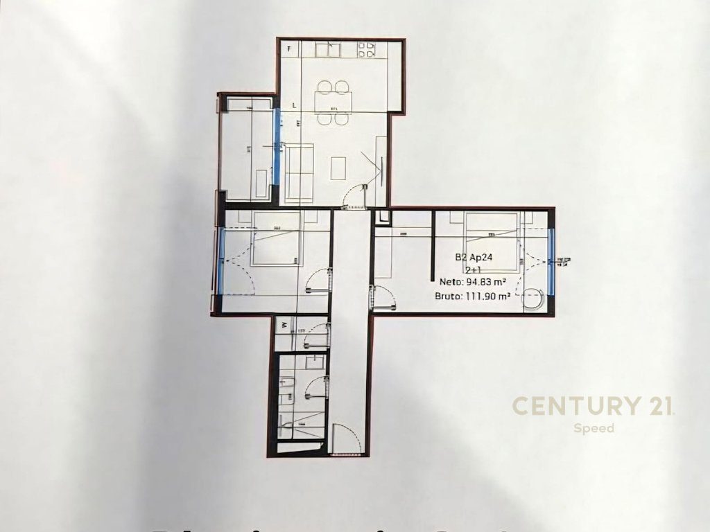 Apartament 2+1 dhe post parkimi në shitje në Dhërmi, Vlorë ne kompleksin Square Village!! 2