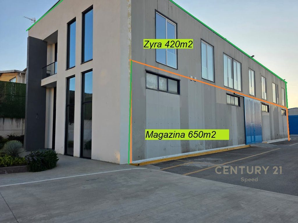 Japim me qira Objekt Komercial prane QTU, Zyra+Magazina 2