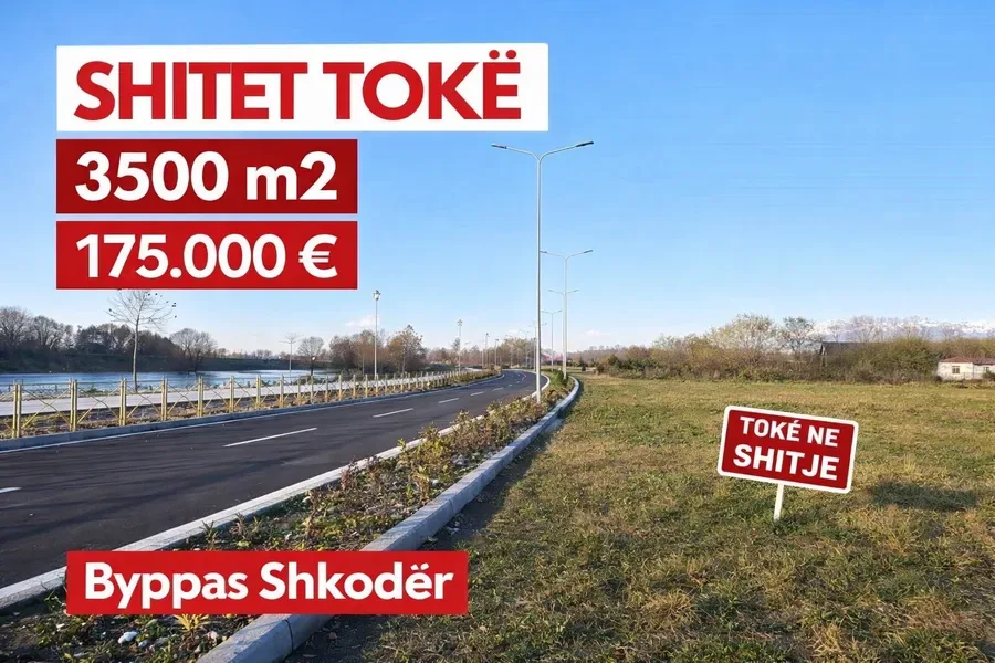 Shitet toke ne byppas 3500 m2