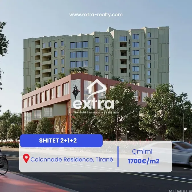 Shitet 2+1+2 Colonnade Residence, Dritan Hoxha, Tirane 1