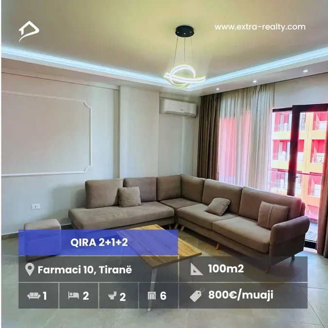Qira 2+1+2+Parkim Farmacia 10, Tirane