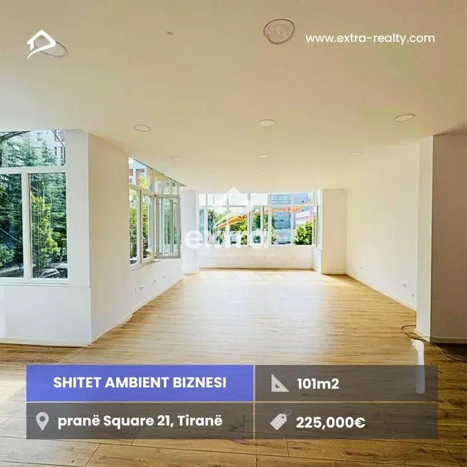 Shitet ambient biznesi Prane Square 21, Tirane
