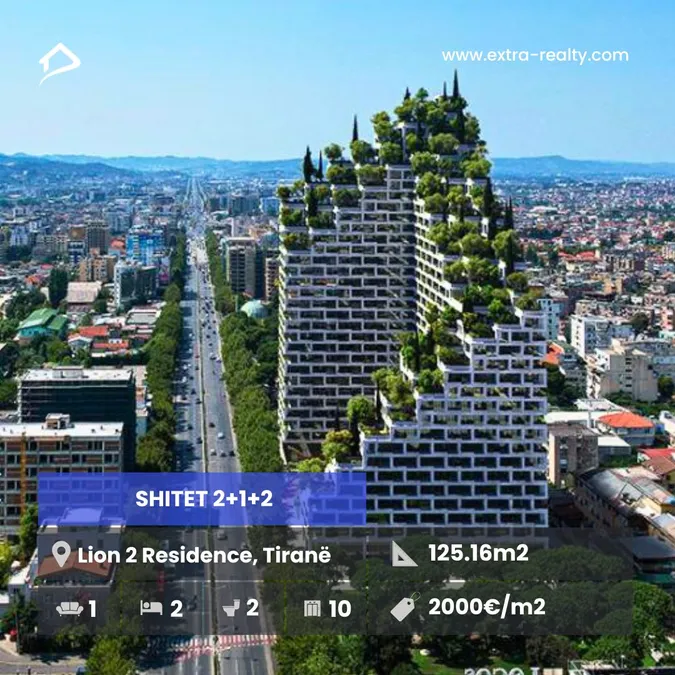 Shitet 2+1+2 Lion 2 Residence, Tirane