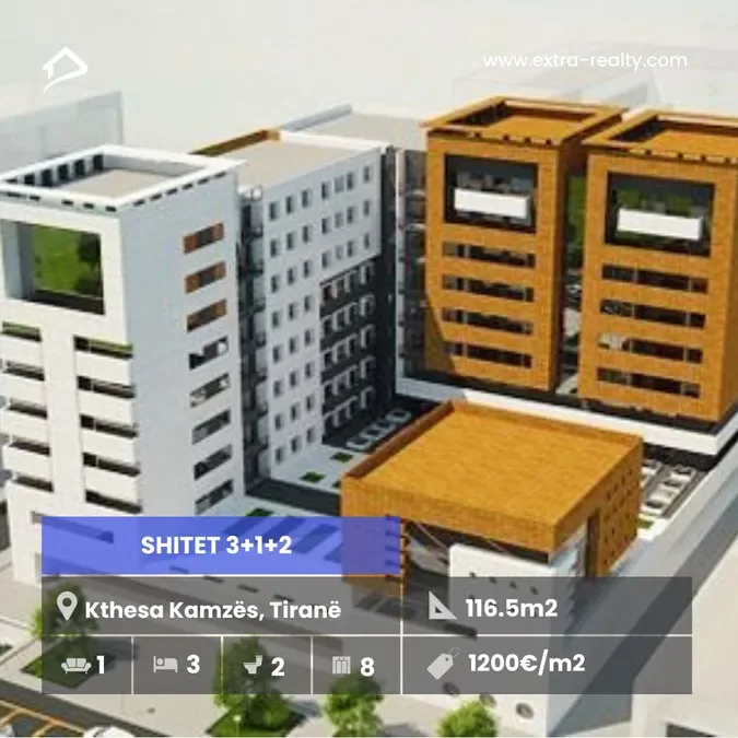 Shitet 3+1+2 Kthesa Kamzes, Tirane 1