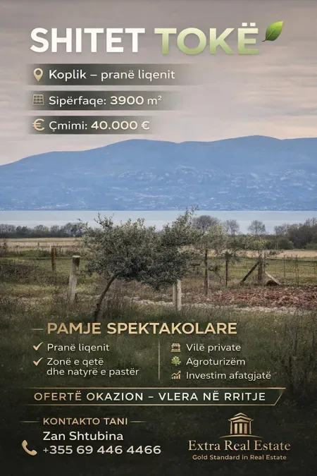 Shitet toke ne koplik me pamje liqeni