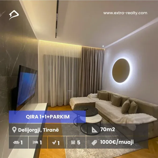 Qira 1+1+Parkim Delijorgji, Tirane