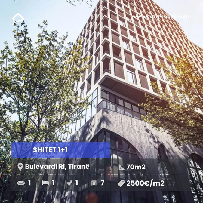 Shitet 1+1 Bulevardi i Ri, Tirane Altura Trade Center