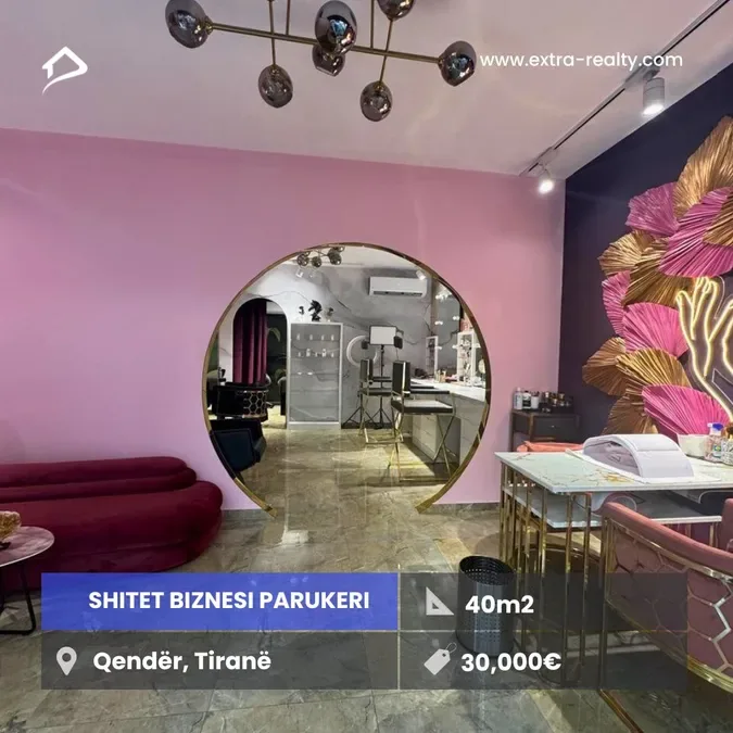 EKSKLUZIVE Shitet Biznesi Parukeri prane Toptanit, Qender, Tirane