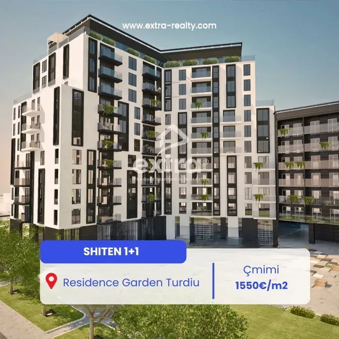 Shiten 1+1 Residence Garden Turdiu, Ish Fusha e Aviacionit, Tirane
