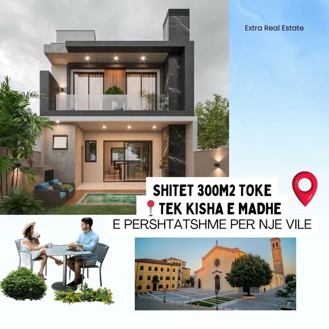 Toke per shitje prane Katedrales