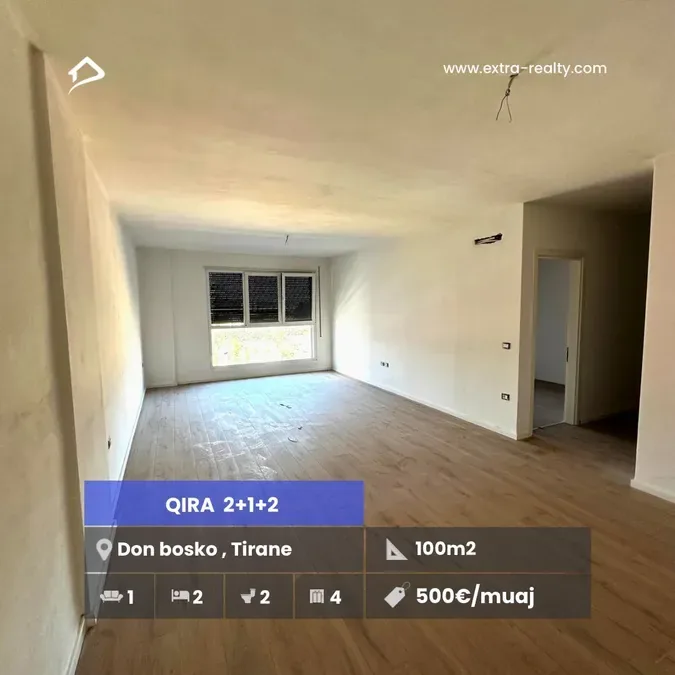 QIRA 2+1 Tirane ne lagjen Don Bosko , rezidenca trio towers