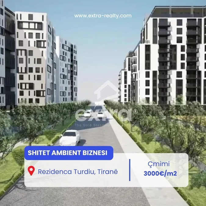 Shitet Ambient Biznesi Residenca Turdiu, ish Fusha Aviacionit, Tirane