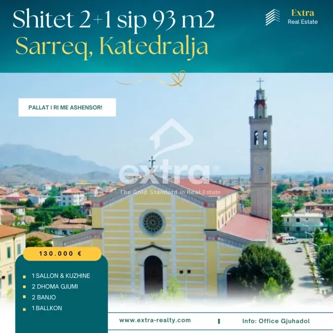 Shitet 2+1 ne sarreq 130.000 €