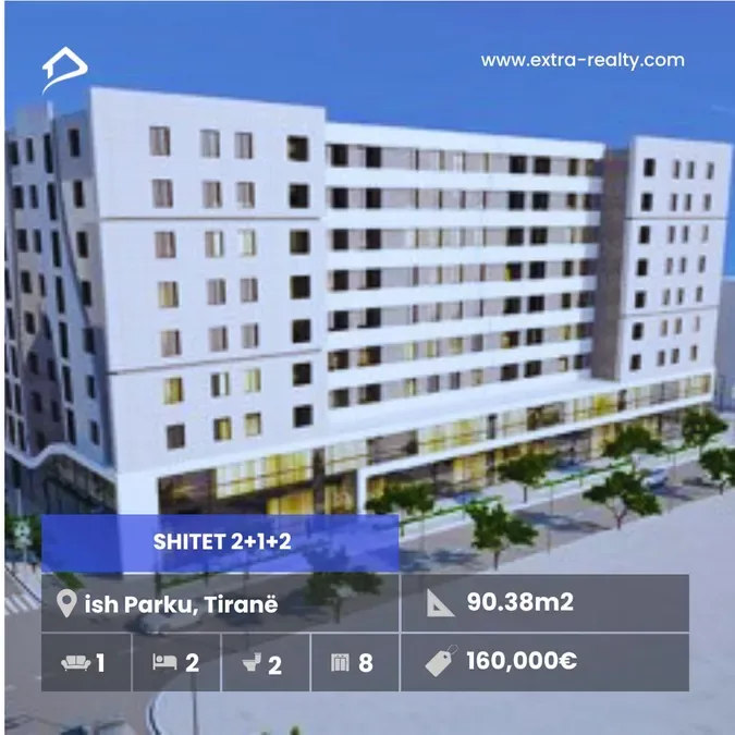 Shitet 2+1+2 ish Parku, 21-Dhjetori, Tirane