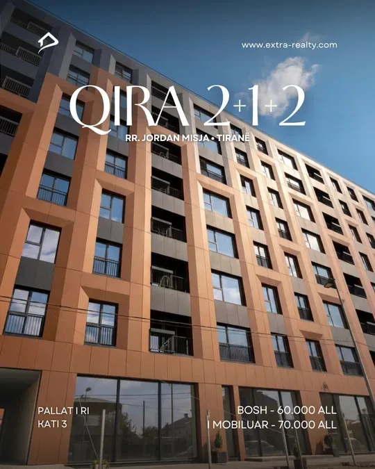 Apartament 2+1+2 me qira