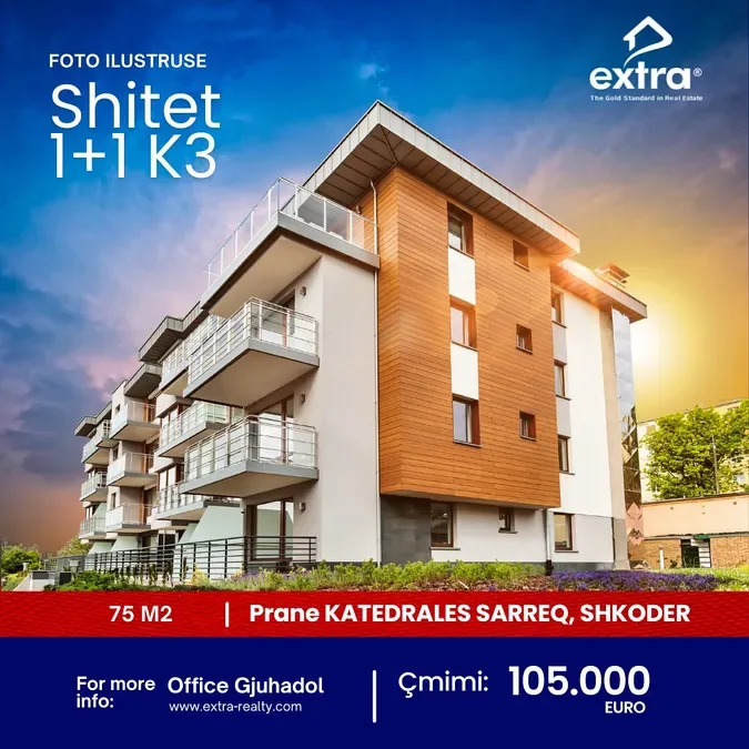 Shitet 1+1 k3 pallat i ri 105k