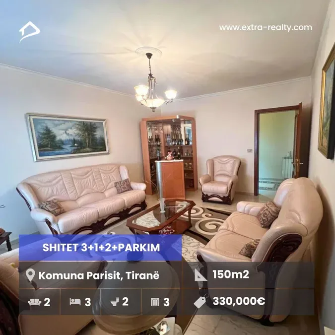 Shitet 3+1+2+Parkim Komuna Parisit, Tirane