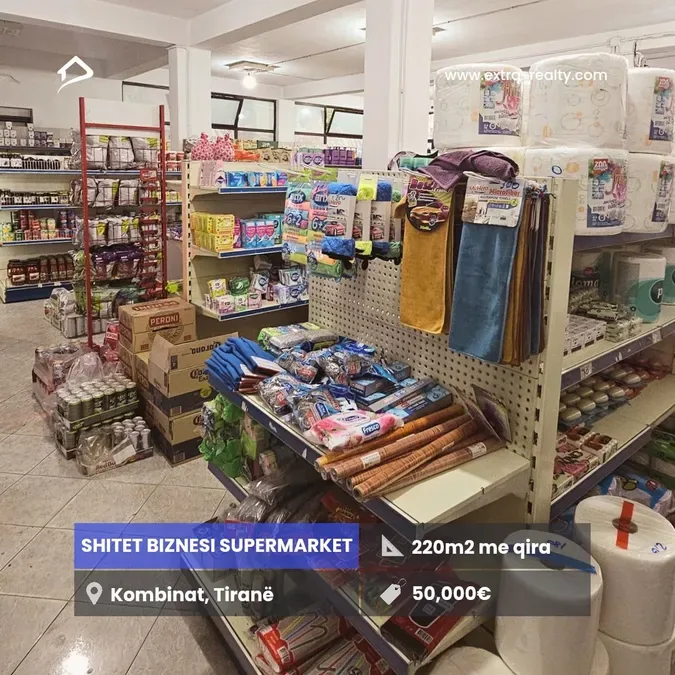 Shitet biznesi supermarket, Kombinat, Tiranë