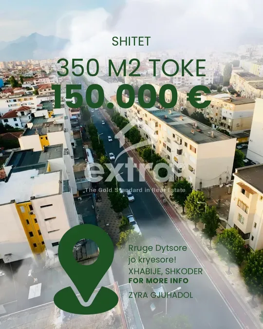 Shitet toke truall ne xhabije per ndertim vile