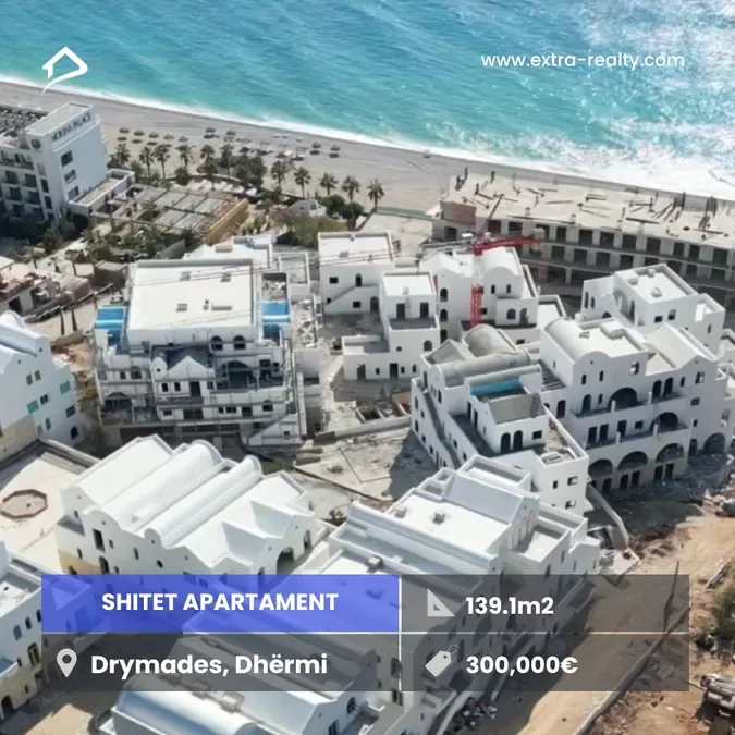 Shitet apartament Drymades, Dhermi