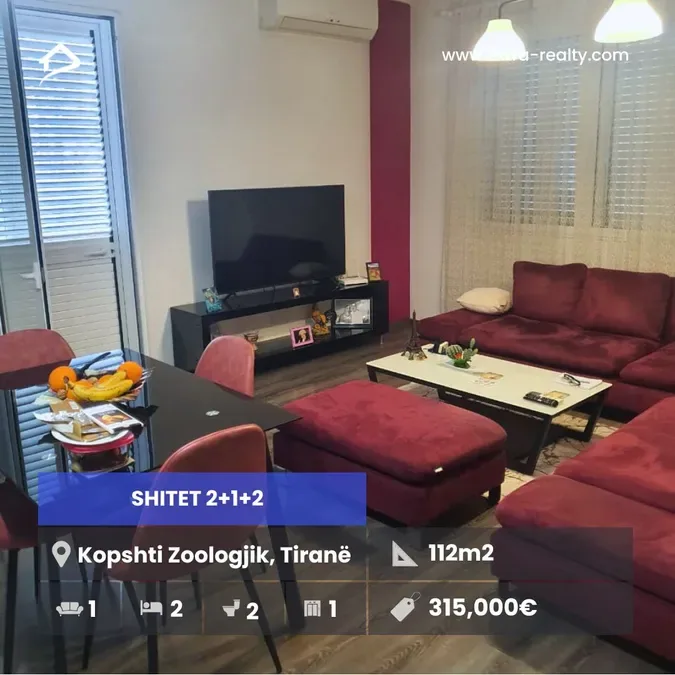 Shitet 2+1+2 Kopshti Zoologjik, Tirane