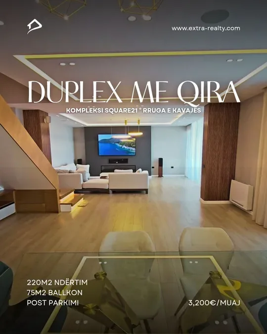 Duplex Me Qira, Square 21, Rruga e Kavajes
