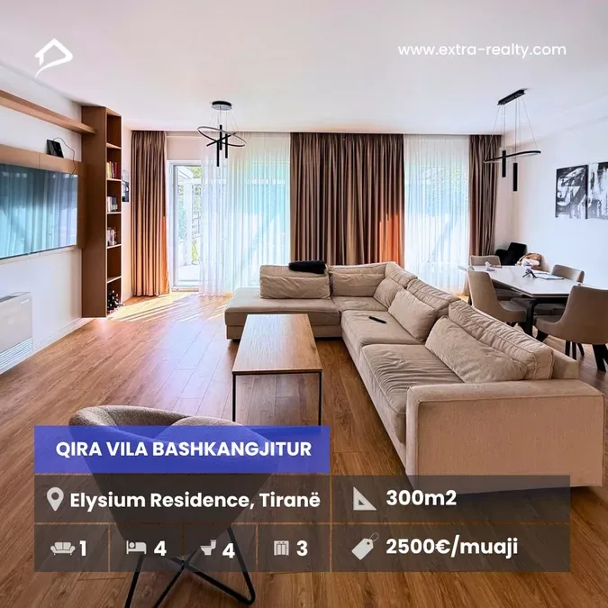 Qira Vila Bashkangjitur Elysium Residence, Tirane