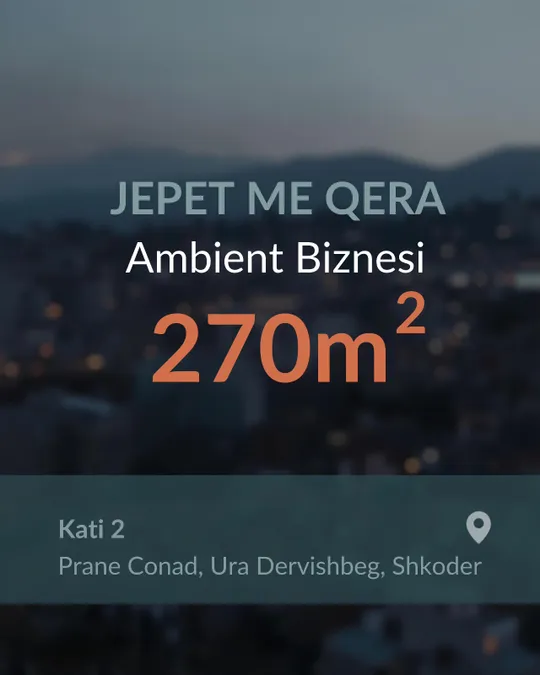 Jepet me qira kati 2 per zyra ose call center
