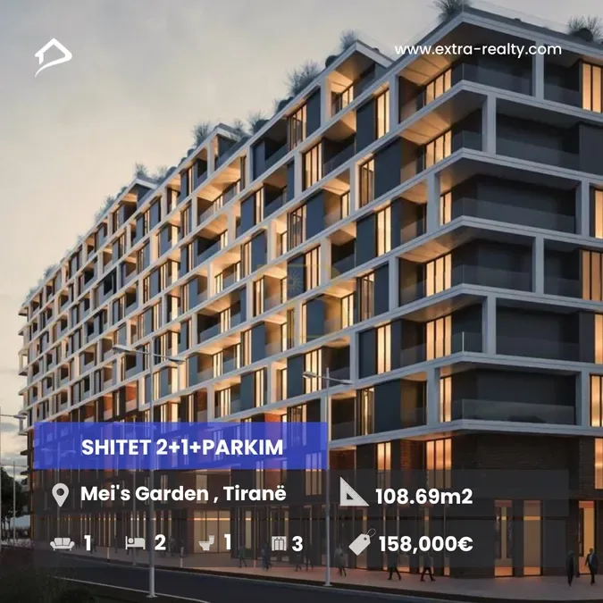 Shitet 2+1 Ish Fusha Aviacionit Meis Garden Residence, Tirane 1