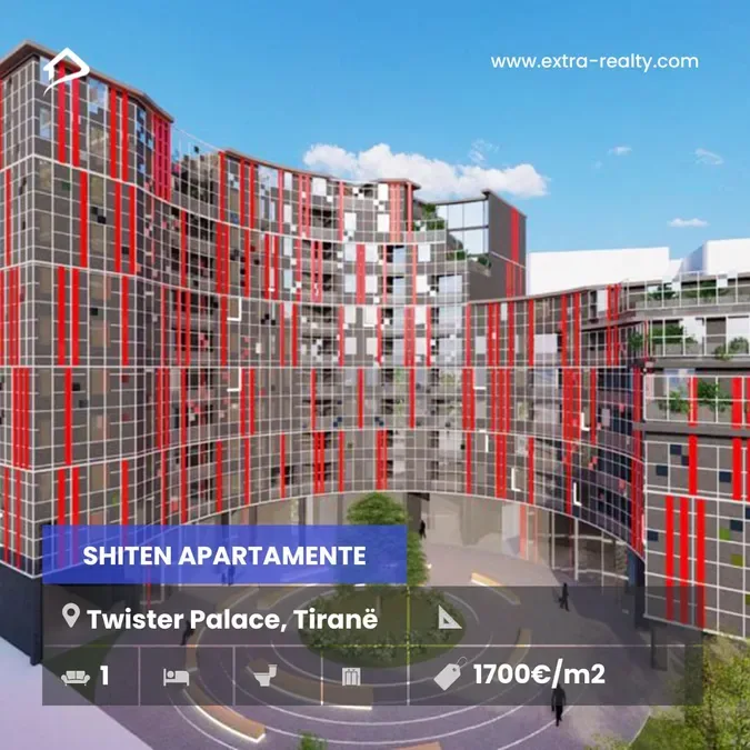 Shiten apartamente Twister Palace Don Bosco, Tirane 1