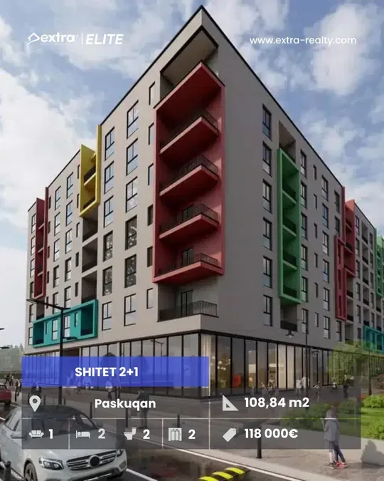SHITET 2+1 COLOUR SPLASH RESIDENCE PASKUQAN