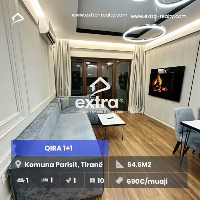 🔥Qira 1+1🔥 📍Komuna Parisit, Tiranë