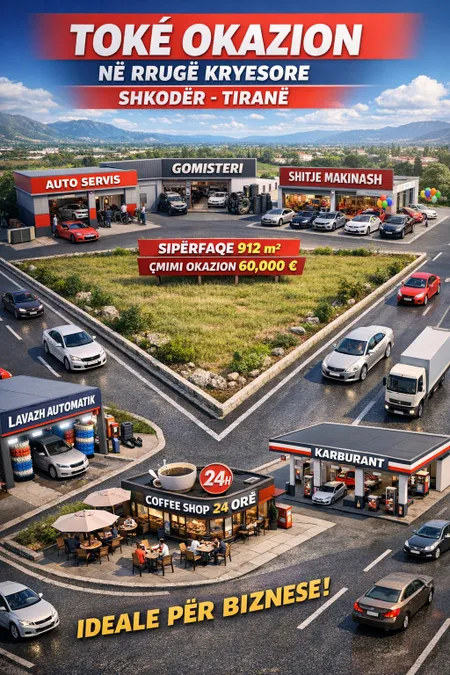 Shitet toke ne rruge kryesore shkoder tirane